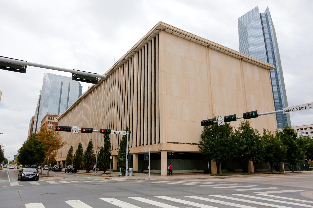 The Oklahoma County Courthouse Annex is pictured in Oklahoma City, on Wednesday, Oct. 25, 2023.
(Credit: NATHAN J. FISH/THE OKLAHOMAN)