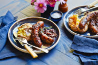 The magic all happens in the oven with a star-anise and onion braise ramping up these deluxe snags. <br><br>Click here for <span>fancy bangers and mash recipe</span>