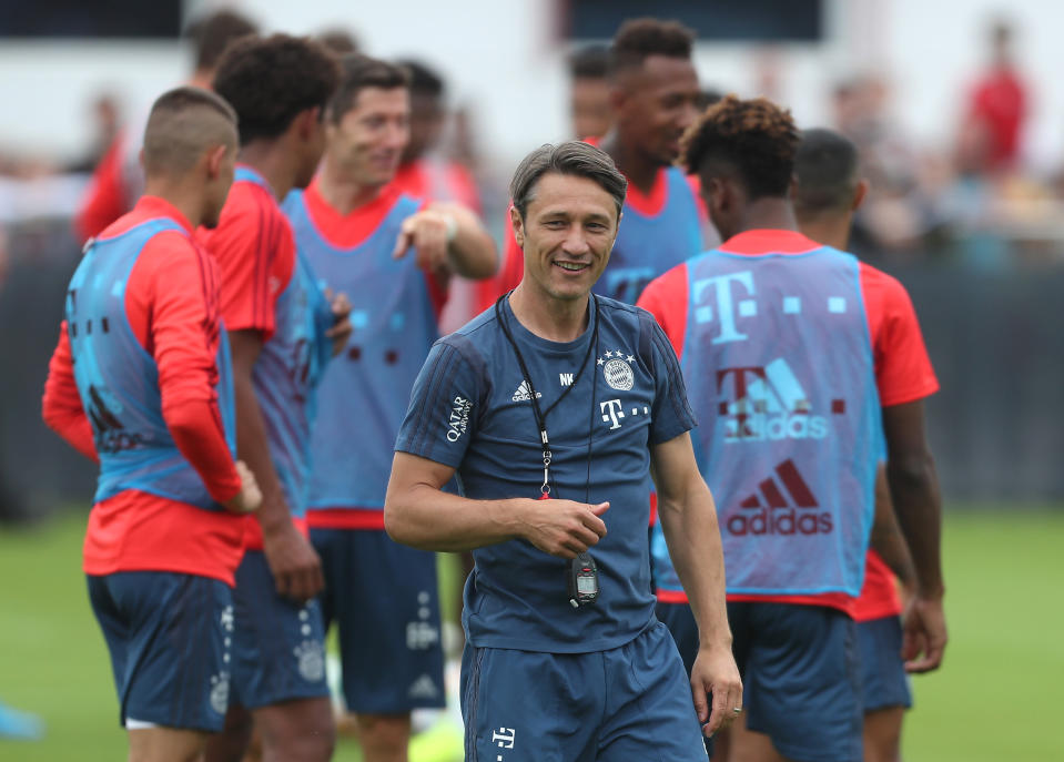 Niko Kovac und der FC Bayern bestreiten am Wochenende das erste Pflichtspiel der Saison. (Bild: Getty Images)