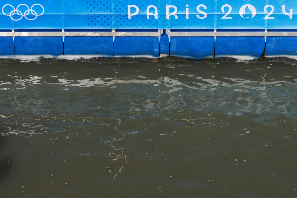 The River Seine in Paris during the Olympics.