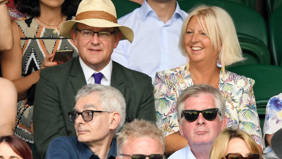 Hugh and Lulu at Wimbledon in 2018