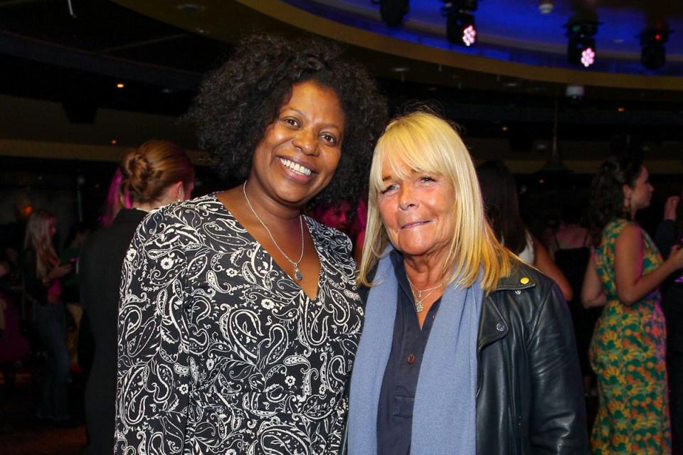 Magic Mike Live Gala Night In Support Of Men's Minds Matter - After Show: Brenda Edwards and Linda Robson attend the Magic Mike Live Gala Night in support of Men’s Minds Matter at The Hippodrome on September 28, 2022 in London, England. (Dave Benett)