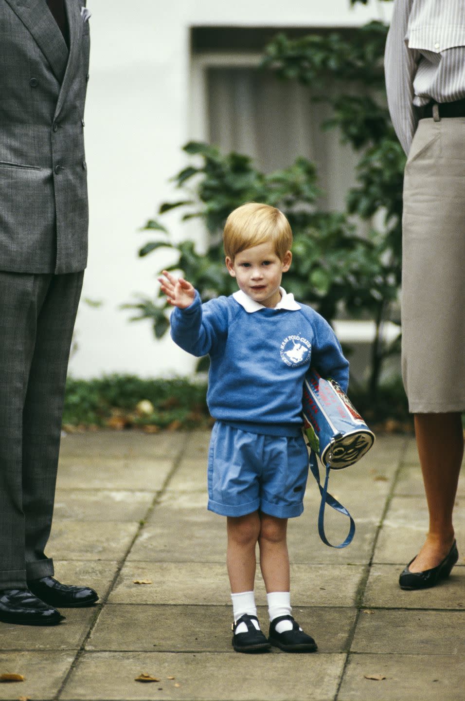 9) Prince Harry at Mrs Mynor's Nursery School, London