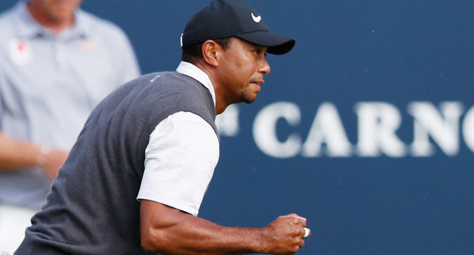 Tiger Woods enjoyed his best round at The Open since 2006 – when he won at Hoylake