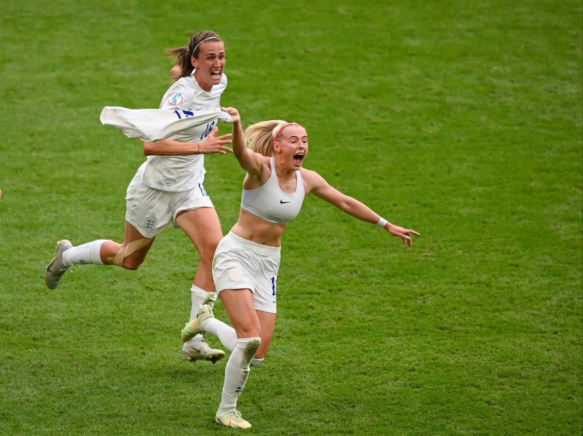 Chloe Kelly scored the winning goal in last night’s match (Getty Images)