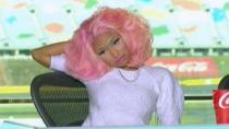 Nicki Minaj, it's hard to look frustrated when you have pink hair.