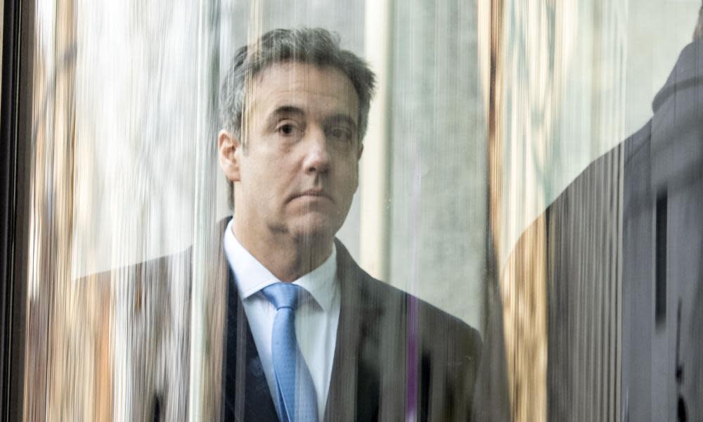 Michael Cohen arrives at US Federal Court in New York earlier this month.