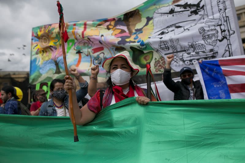 Protest against President Ivan Duque's policies