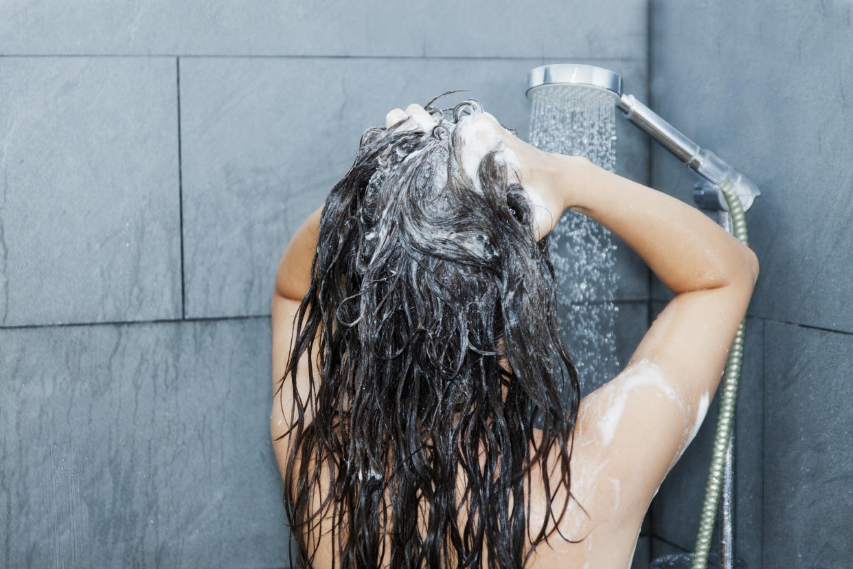 A woman in the shower. (PHOTO: Getty Images)