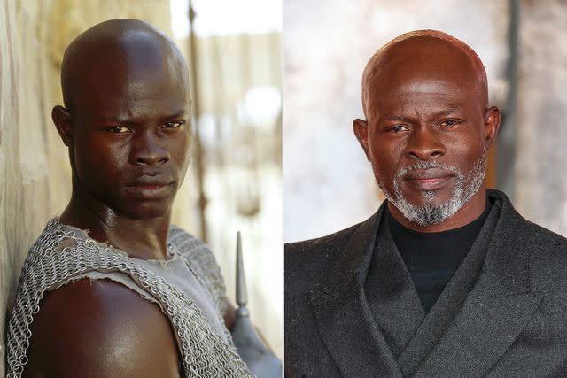 <p>DreamWorks/courtesy Everett Collection; Mike Marsland/WireImage</p> Juba; Djimon Hounsou