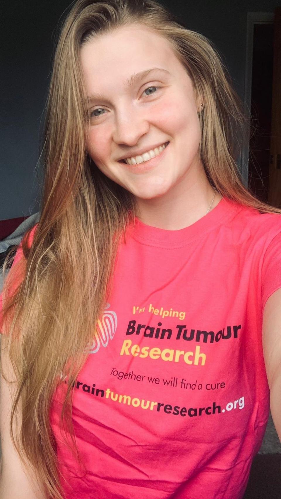 The Northern Echo: Charlotte West who will be skydiving in aid of the charity Brain Tumour Research in her uncle’s memory