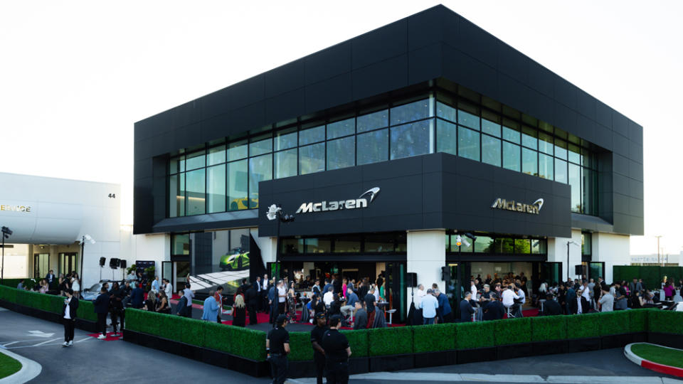McLaren Newport Beach's new flagship location in Irvine, Calif.