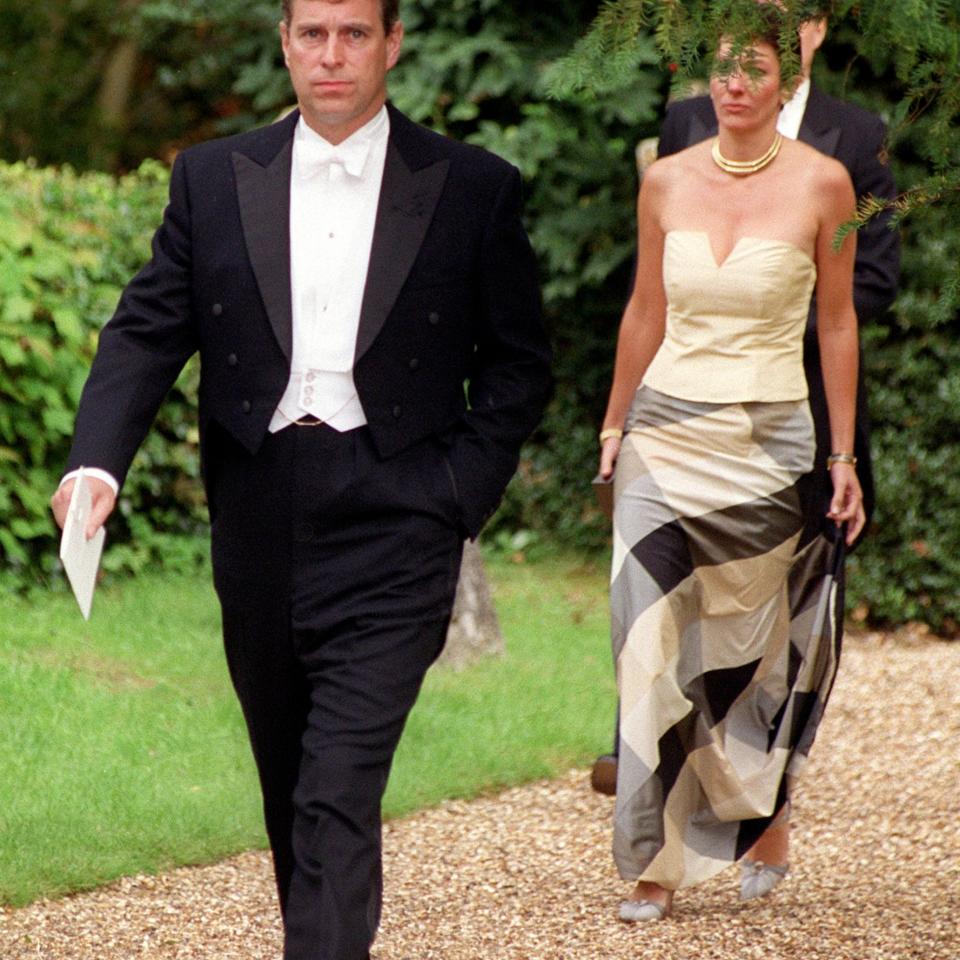 Prince Andrew and Ghislaine Maxwell - Stewart Mark / Camera Press