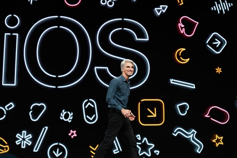 ▲月前於WWDC發表的iOS 13，預計秋天會正式上線，目前公測版已經開放下載使用。圖片來源：取自Apple Newsroom 