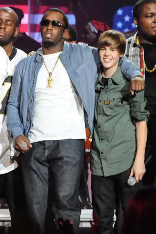 <p>Jeff Kravitz/FilmMagic</p> Sean "Diddy" Combs and Justin Bieber