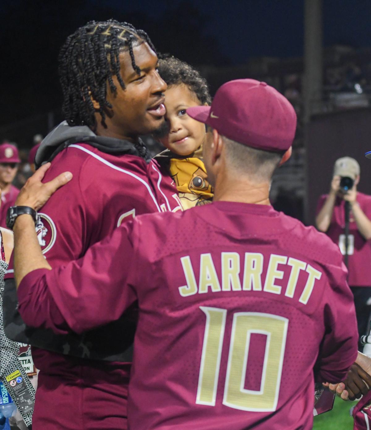 Florida State Baseball  Buster Posey jersey retirement ceremony