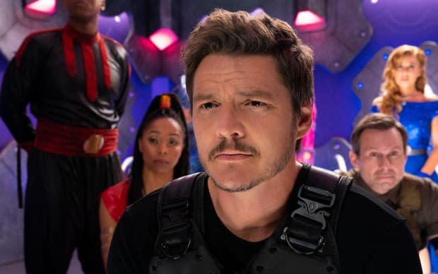 Pedro Pascal and <a href="https://parade.com/1291312/kelseypelzer/best-christian-gifts/" rel="nofollow noopener" target="_blank" data-ylk="slk:Christian;elm:context_link;itc:0;sec:content-canvas" class="link ">Christian</a> Slater in "We Can Be Heroes"<p>Netflix</p>