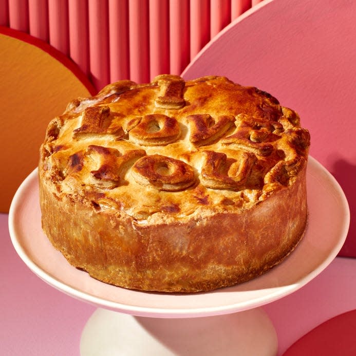 The Fortnum's I Love You pie is a sell-out success each year. (Fortnum & Mason)