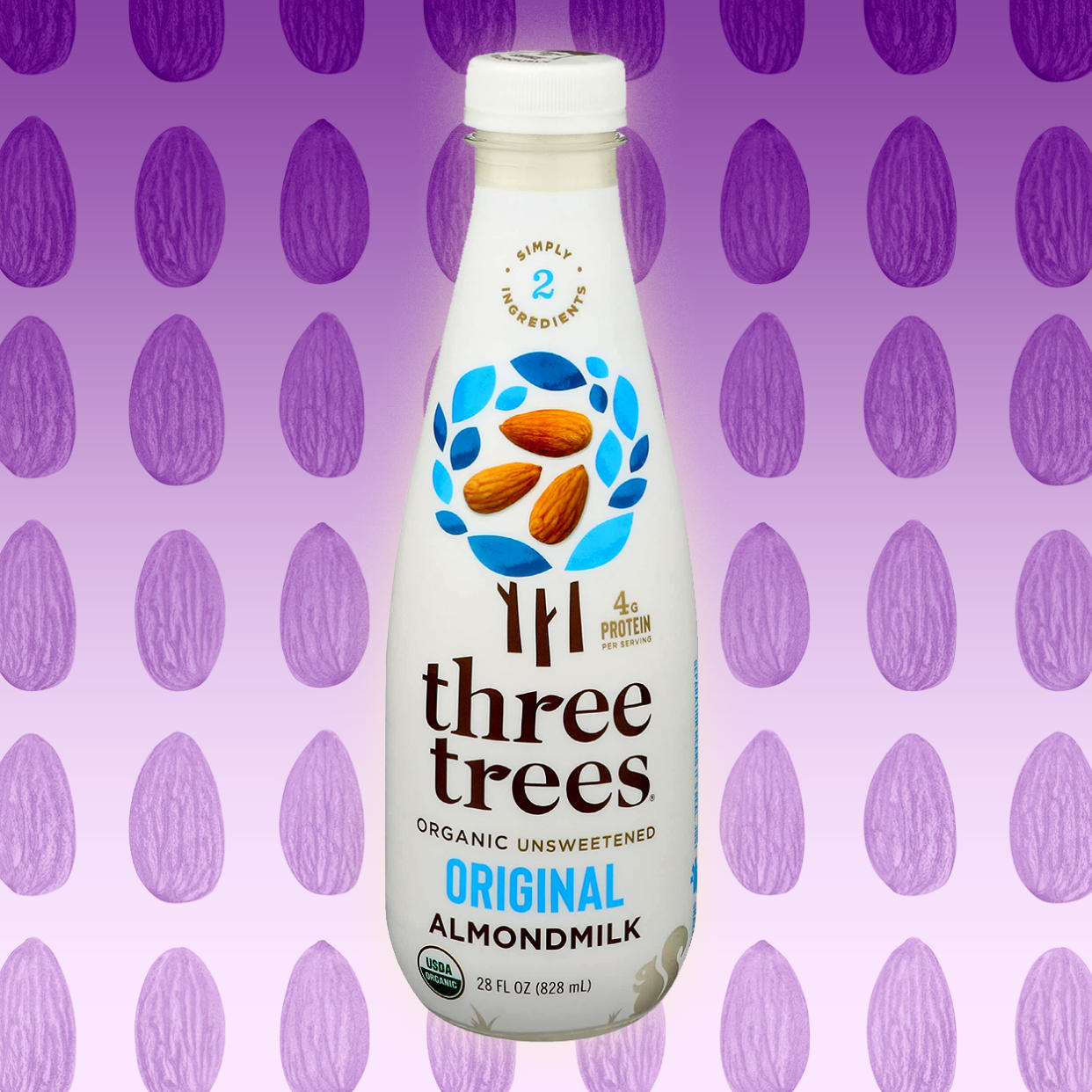 Three Trees Organic Unsweetened Original Almond Milk. (TODAY illustration / Amazon)