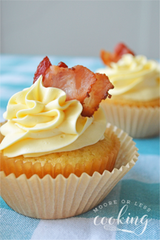 <p>Moore or Less Cooking</p><p>Dreamy maple cupcakes topped off with maple bacon.</p><p><strong>Get the recipe:</strong> <a href="https://mooreorlesscooking.com/maple-bacon-cupcakes/" rel="nofollow noopener" target="_blank" data-ylk="slk:Maple Bacon Cupcakes;elm:context_link;itc:0;sec:content-canvas" class="link "><strong>Maple Bacon Cupcakes</strong></a></p>