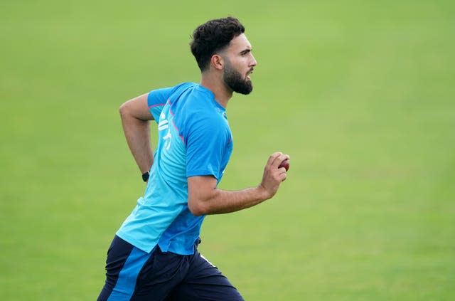 Saqib Mahmood is in contention for his first England appearance in a year on Friday (Mike Egerton/PA)