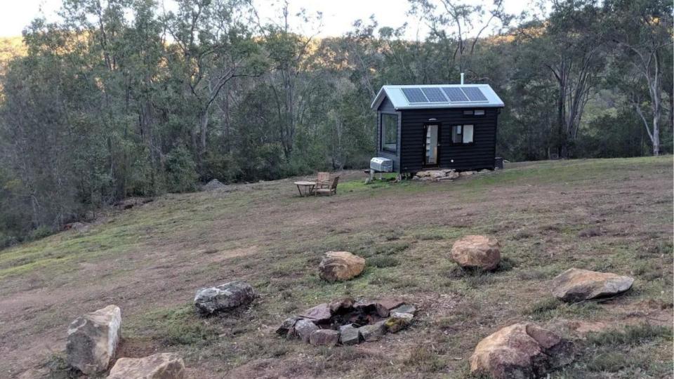 Tiny house in paddock