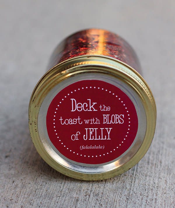 Custom-Made Labeled Mason Jar