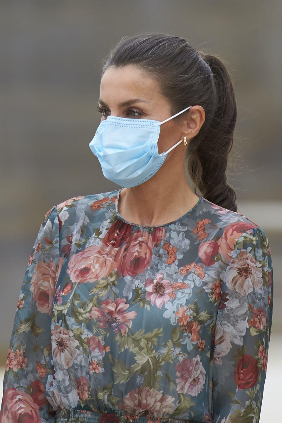 <div class="inline-image__caption"><p>Queen Letizia visiting the Guggenheim Museum as part of a tour to promote tourism in Spain in Bilbao on July 17, 2020.</p></div> <div class="inline-image__credit">Angel Naval/MARINA PRESS/Shutterstock</div>