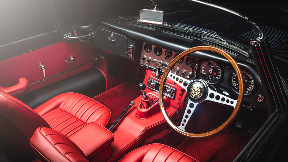 Inside the Jaguar Classic E-type restomod - Credit: Jaguar