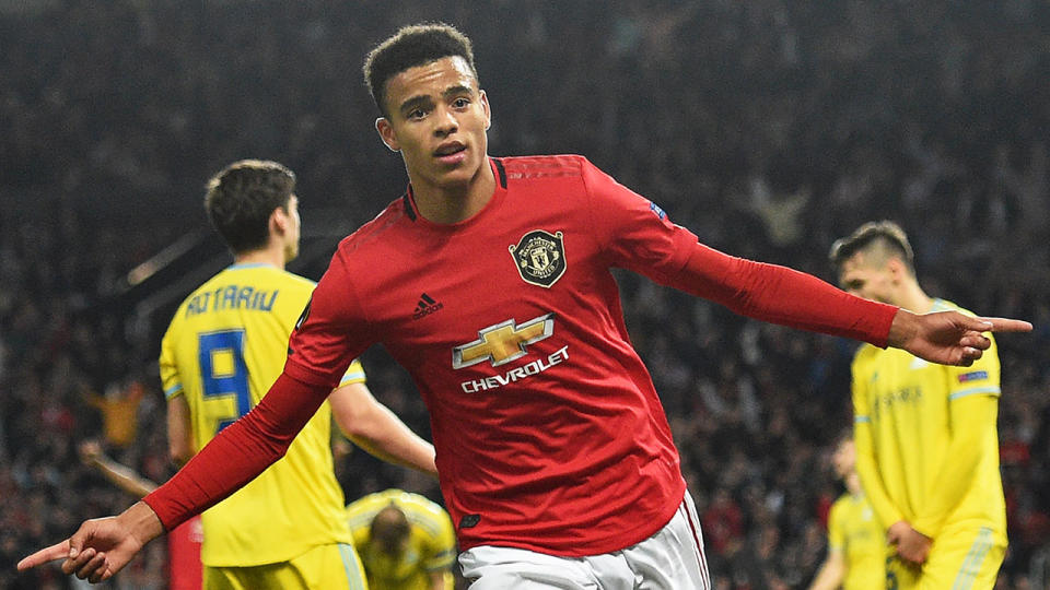 Mason Greenwood's winner against Astana makes him Manchester United's youngest goal scorer in Europe.