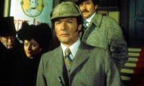 <p>During his Bond years, the late Roger Moore played the British sleuth in the 1976 American made-for-television movie <em>Sherlock Holmes in New York</em>. It follows Holmes as he pursues archenemy Moriarty to the Big Apple where he’s carried out a bank robbery and kidnapped Irene Adler. </p>