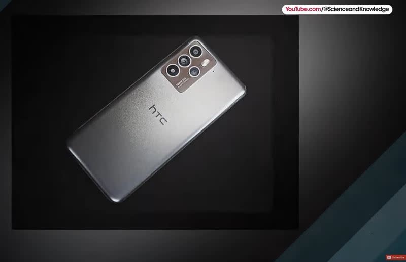 網路上流傳的HTC U23 Pro 5G工程機照。（圖／翻攝自YouTube）