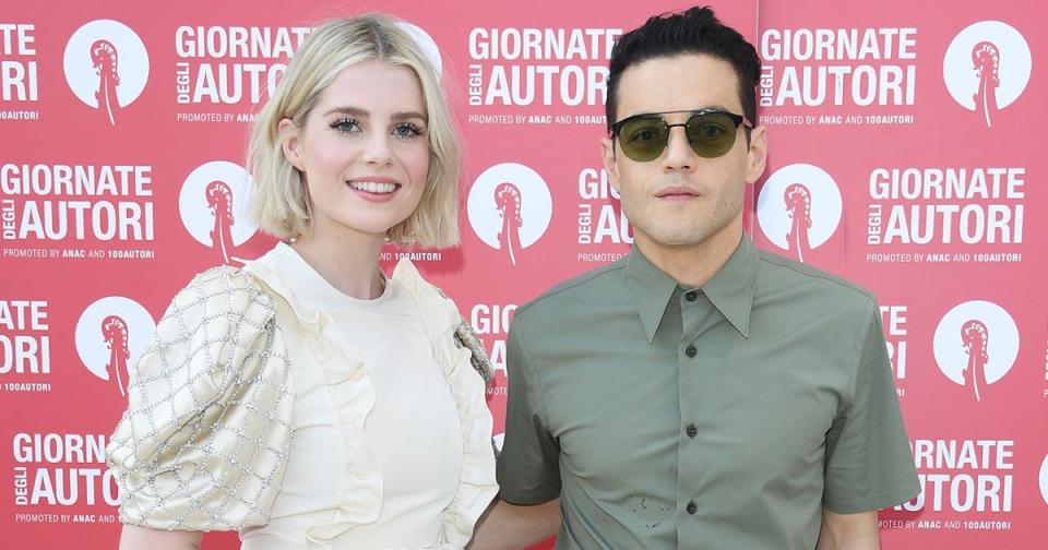 Rami Malek and Lucy Boynton Step Out Together at the Venice Film Festival