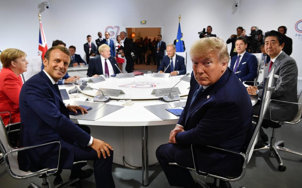 World leaders at the most recent summit last August - PA