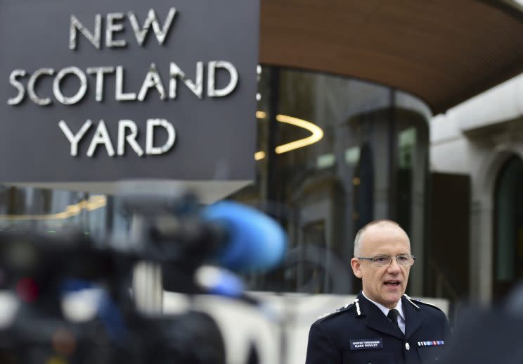 Metropolitan Police Assistant Commissioner Mark Rowley spoke about the Madeleine McCann investigation (AP)