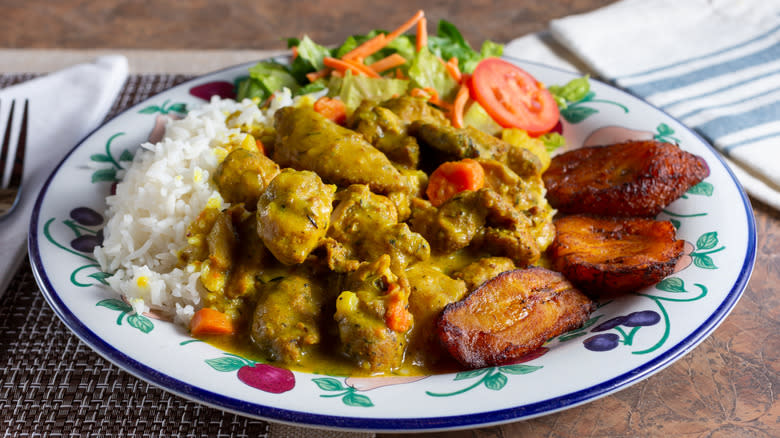 Jamaican curry chicken