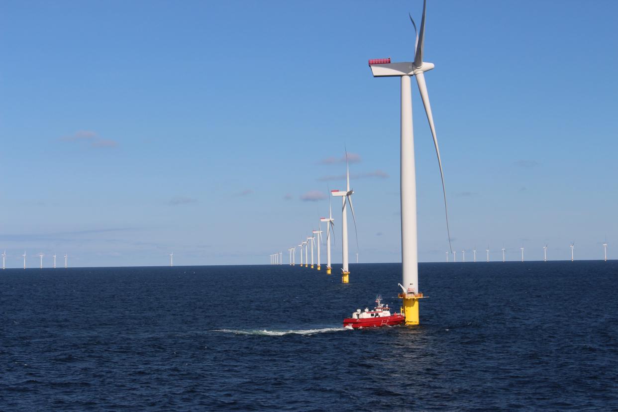 The federal government recently auctioned off two ocean areas roughly 20 miles south of Bald Head Island for future offshore wind farms. The winning bidders were Duke Energy and French-based TotalEnergies.