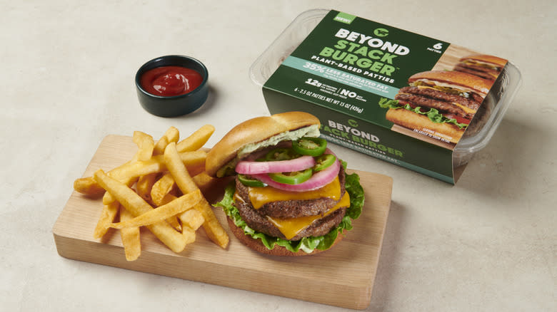 Beyond Stack Burger box fries