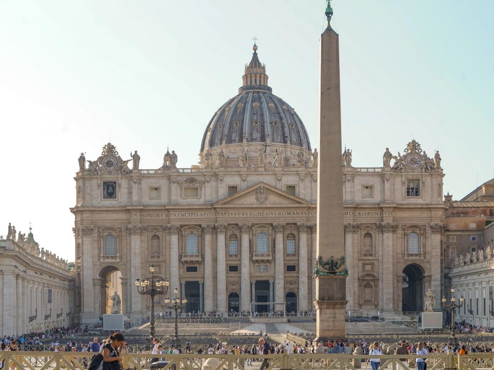 St. Peter's Basilica in Rome.