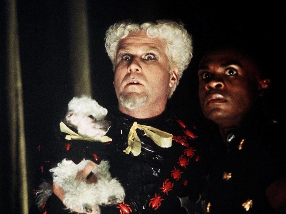 As the megalomaniac fashion designer Mugatu in 'Zoolander' (Rex Features)