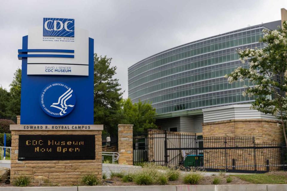 <p>Nathan Posner/Anadolu Agency via Getty</p> CDC headquarters in Atlanta