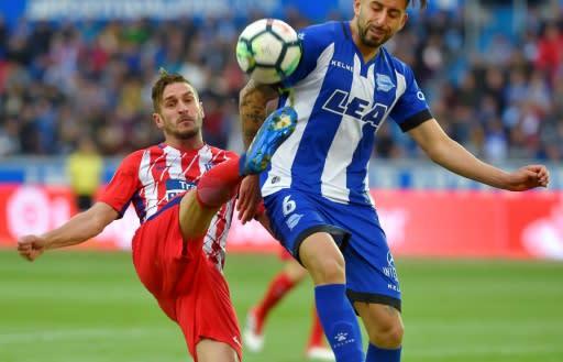 Atletico Madrid battled to a hardfought at Alaves to strengthen their hold on second place in La Liga