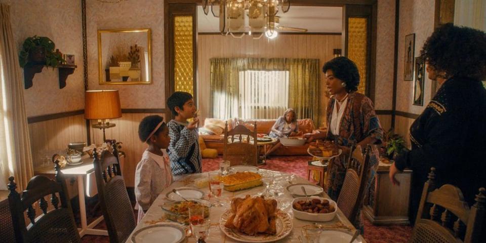 <p>Writer Lena Waithe won an Emmy Award for writing the "Thanksgiving" episode of this comedy series, which is the eighth episode in the second season. It tells the story of Waithe's character's coming out over a series of Thanksgiving dinners from the '90s to the present.</p><p><a class="link " href="https://www.netflix.com/watch/80124254" rel="nofollow noopener" target="_blank" data-ylk="slk:WATCH NOW;elm:context_link;itc:0;sec:content-canvas">WATCH NOW</a></p>