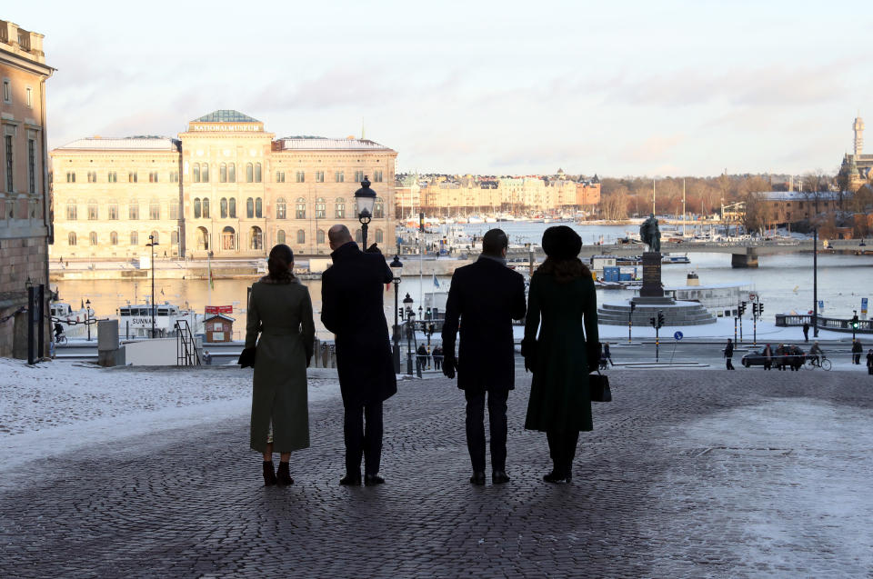 <p>Der Weg führte sie vom königlichen Palast zum Nobelmuseum. (Bild: Getty Images) </p>