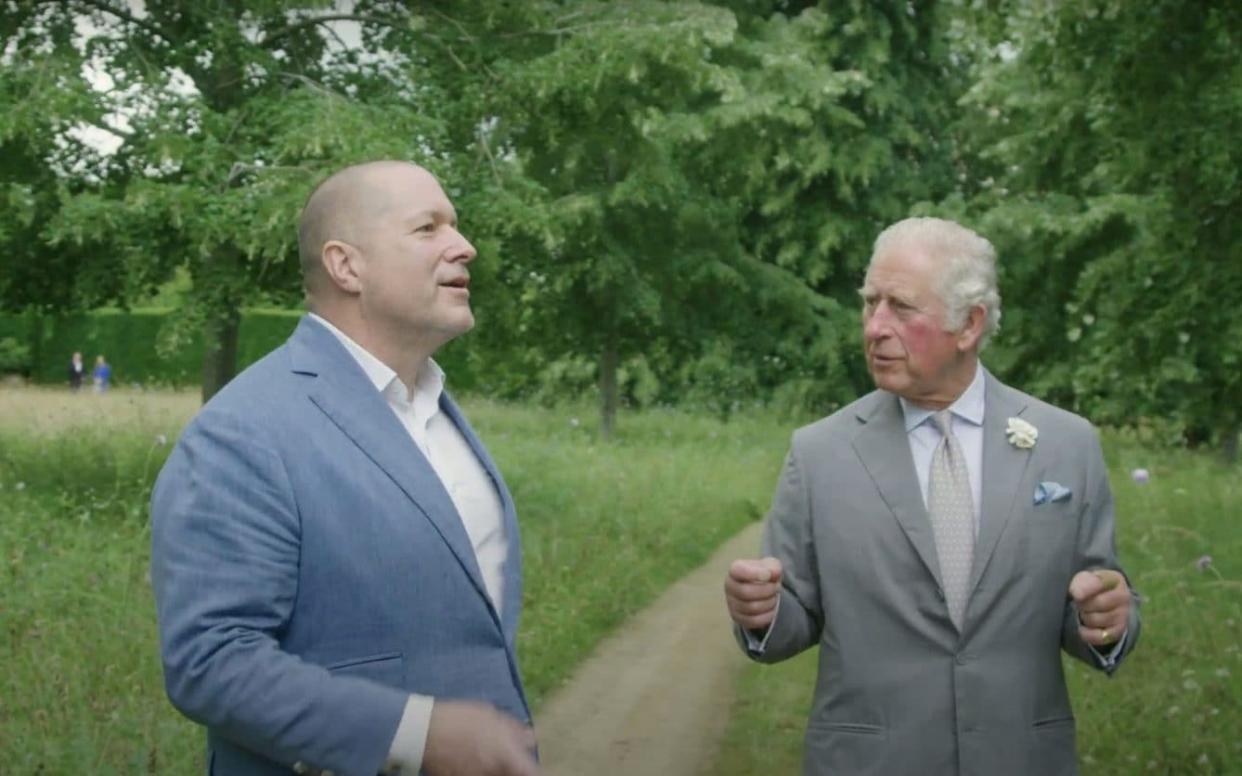 Prince Charles with Sir Jony Ive