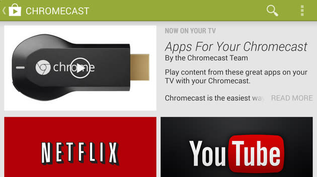 Google now highlights Chromecast-friendly Android apps Engadget