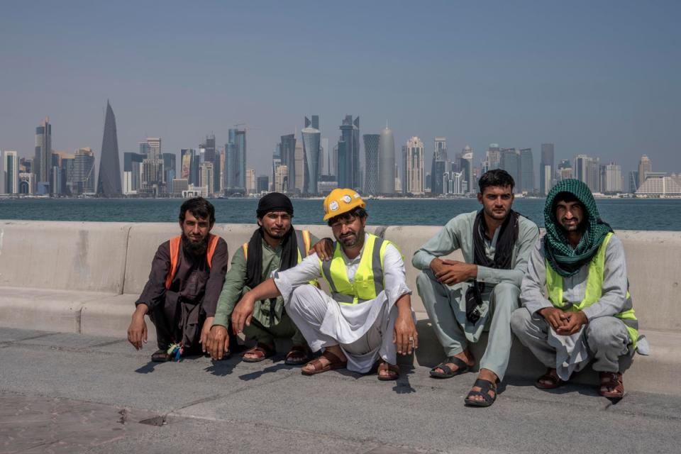 Qatar has come under fire for its human rights abuses of migrant workers in the World Cup lead up (AP)