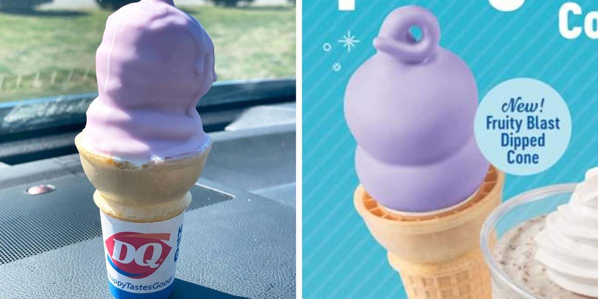 Dairy Queen Is Serving Up a New Fruity Blast-Dipped Cone to Celebrate Spring