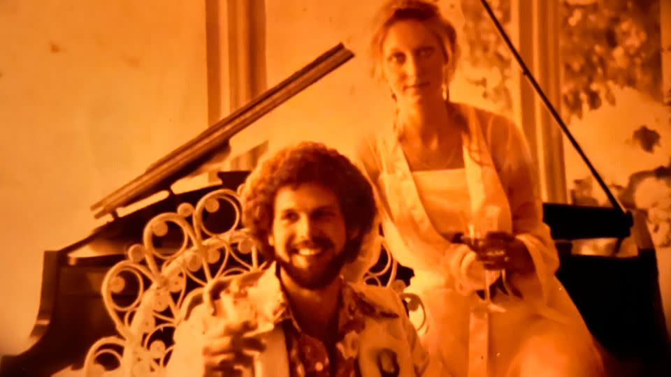 Randy and Cindy on their wedding day back in 1975. - Randy Allen