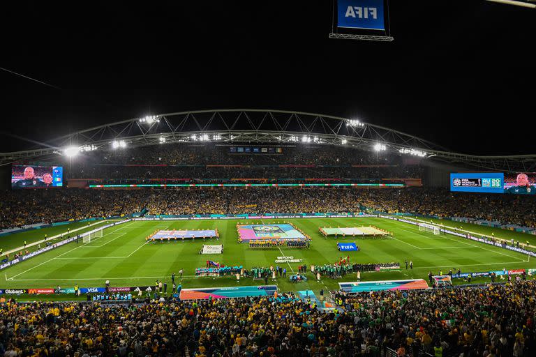 Australia debutó en el Mundial 2023 siendo local en el Stadium Australia y le ganó a Irlanda 1 a 0